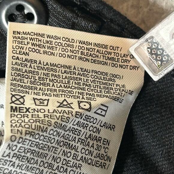 Levi Strauss Jeans Boys‎ 18 29X31 Black Slim Fit Adjustable Waistband NEW - Picture 10 of 12